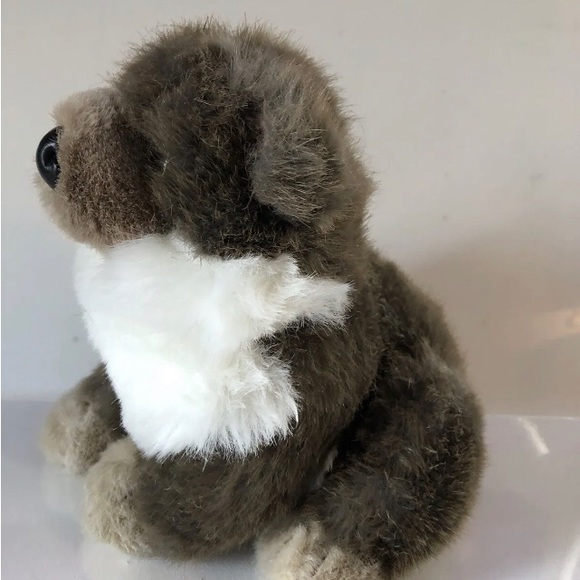 Vtg The Heritage Collection Ganzbros Wolf Plush Stuff Animal With Tag 1988 - Picture 2 of 7